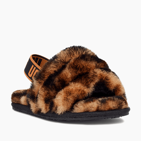 Toddler's Fluff Yeah Slide - Panther Print