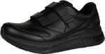 Men’s Steadfast Walker Black Leather Velcro